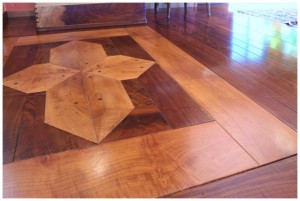 Millstone Valley Ranch Walnut Floor Inlay