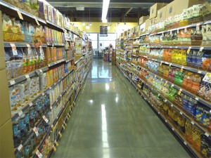Whole Foods snack aisle